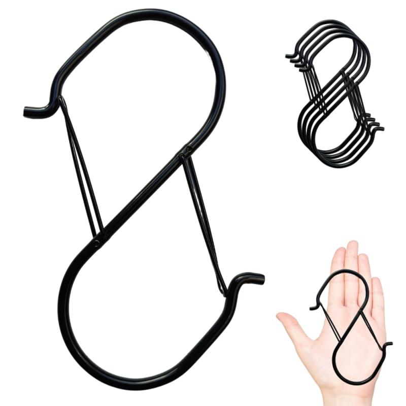 特大サイズ5個入り 落ちないS字フック 日本企業 神戸輝き フック S字 落ちない 物干し