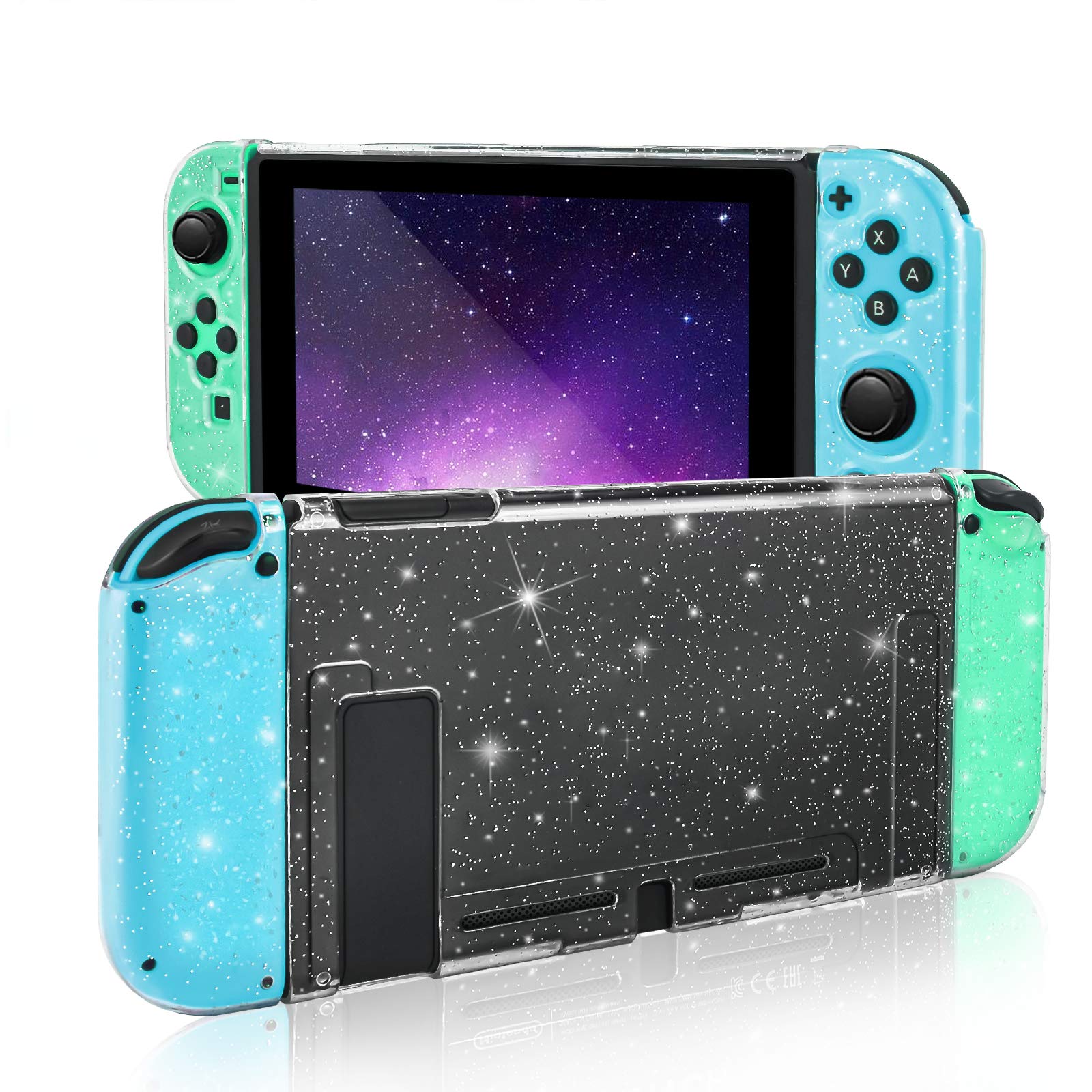 ・素材:PC(本体カバー)、TPU(Joy-Conカバー) ・構造:セパレート式(分体式) ・特徴:超薄型、耐衝撃、指紋防止、キズ防止