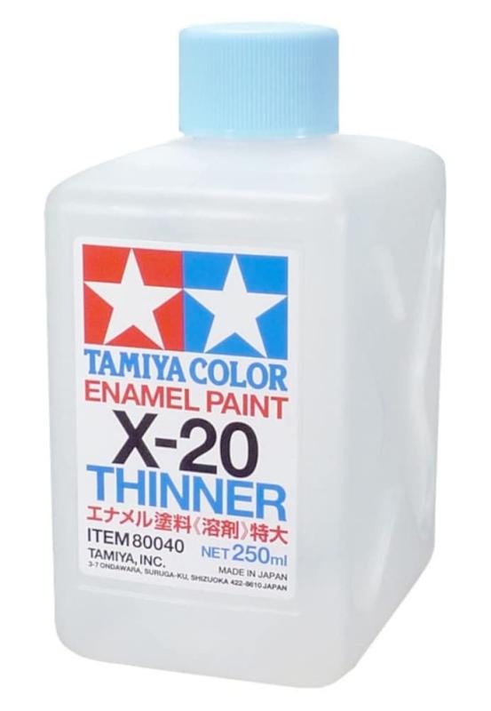 タミヤ(TAMIYA) カラー エナメル X-20 溶剤 特大 250ml 模型用溶剤 80040エナメル塗料用溶剤正味量:250mlタミヤカラーエナメル塗料のうすめ用、ふき取り用、洗浄用に使用成分:合成樹脂(アクリル)、顔料、有機溶剤、水