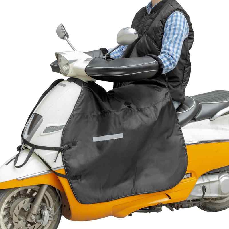 [KEMIMOTO] バイク レッグカバー 原付 スクーター 前掛け ひざ掛け 膝掛け 防寒 防風 防水 エプロン 風..