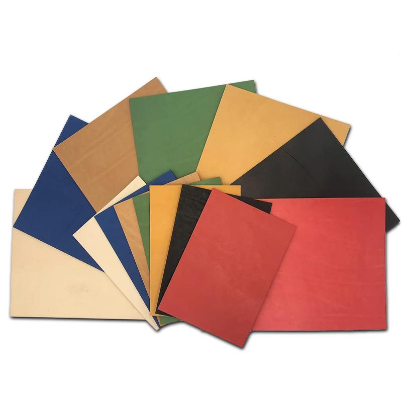 ヌメ革 訳あり【お得セット|カラフル|1.0mm~3.0mm厚】DY.Leather 日本製 ワケあり タンニンなめし レザークラフトパーツ 革 ハギレ 生地 牛革 はぎれ きなり 革手芸 革細工 初心者 天然皮革