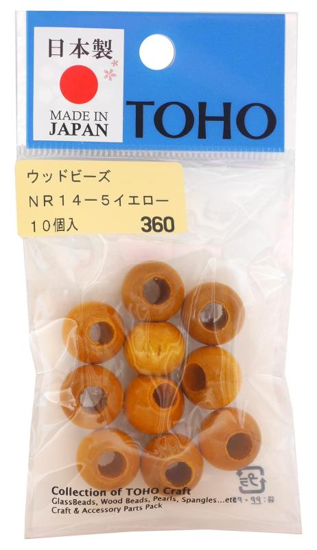 TOHO ウッドビーズ 14mm(3)