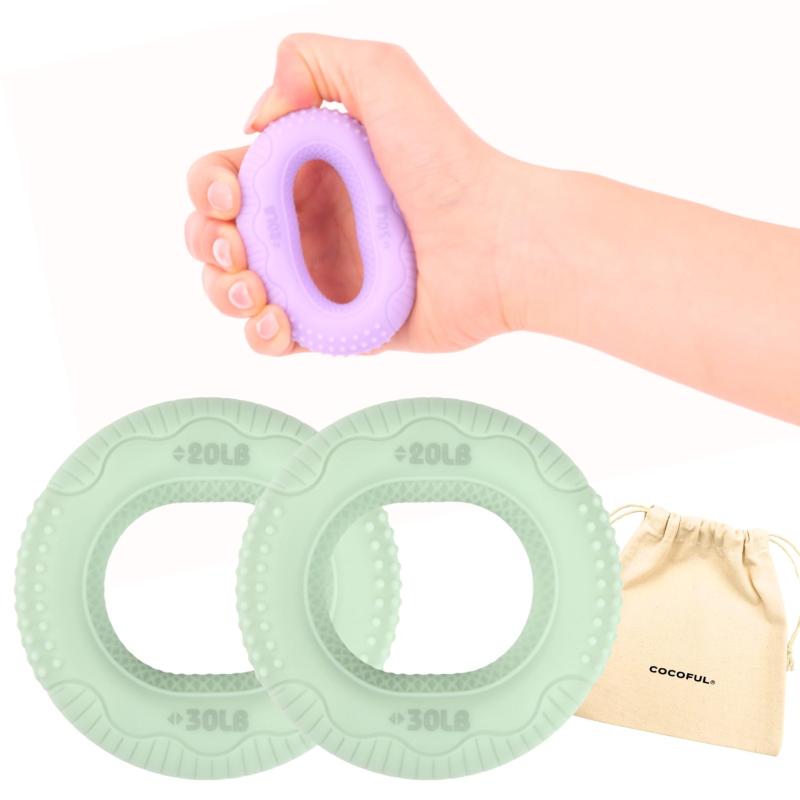 握力トレーニング ハンドグリップ 2個セット 血圧ケア 柔らかシリコン 女性 高齢者 リハビリ 筋トレ ス..