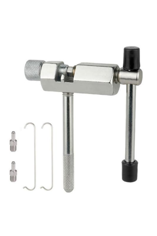 YFFSFDC 自転車 チェーンカッター 炭素鋼製 6～12速対応 チェーンカッター チェーンフック＆スペアピン付き 工具セット チェーン修復工具 自転車修理工具