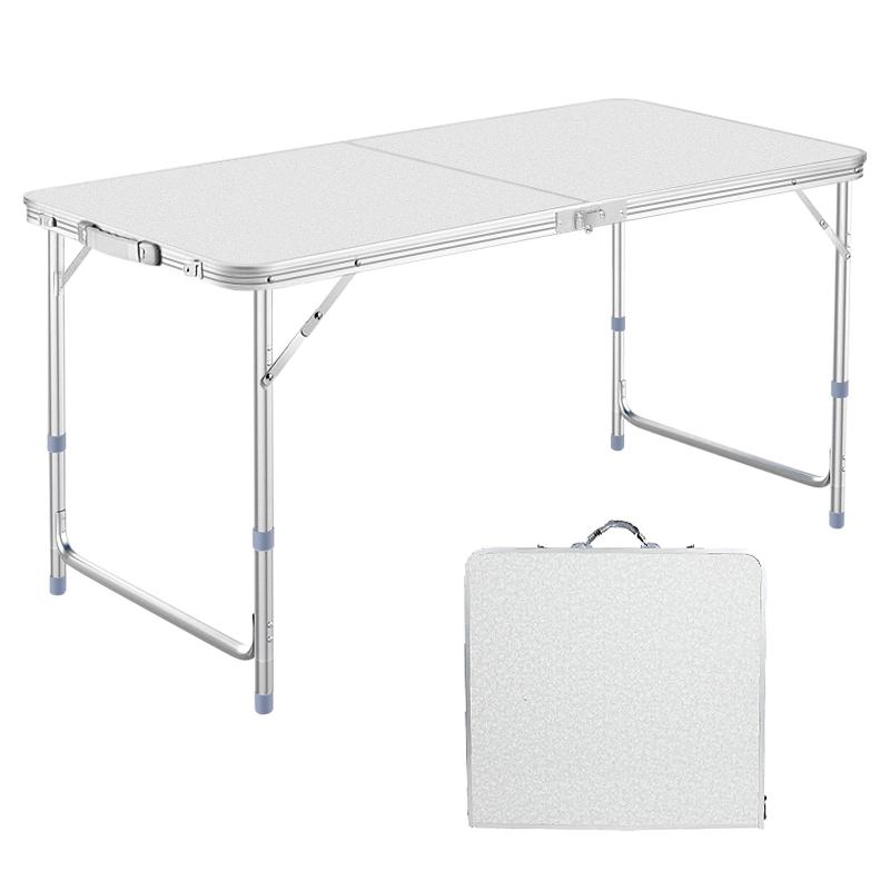 DesertFox キャンプ テーブル アウトドア テーブル 折りたたみ テーブル 120cm/180cm 高さ3段階調整可能 自由に高さ調整可能ピクニック レジャー キャンプ用 折畳み コンパクト 収納 簡単組立