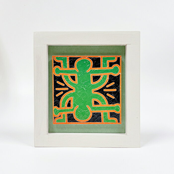 乐天商城 - 【Keith Haring】キース・ヘリング/絵画　アート　メディウム額装