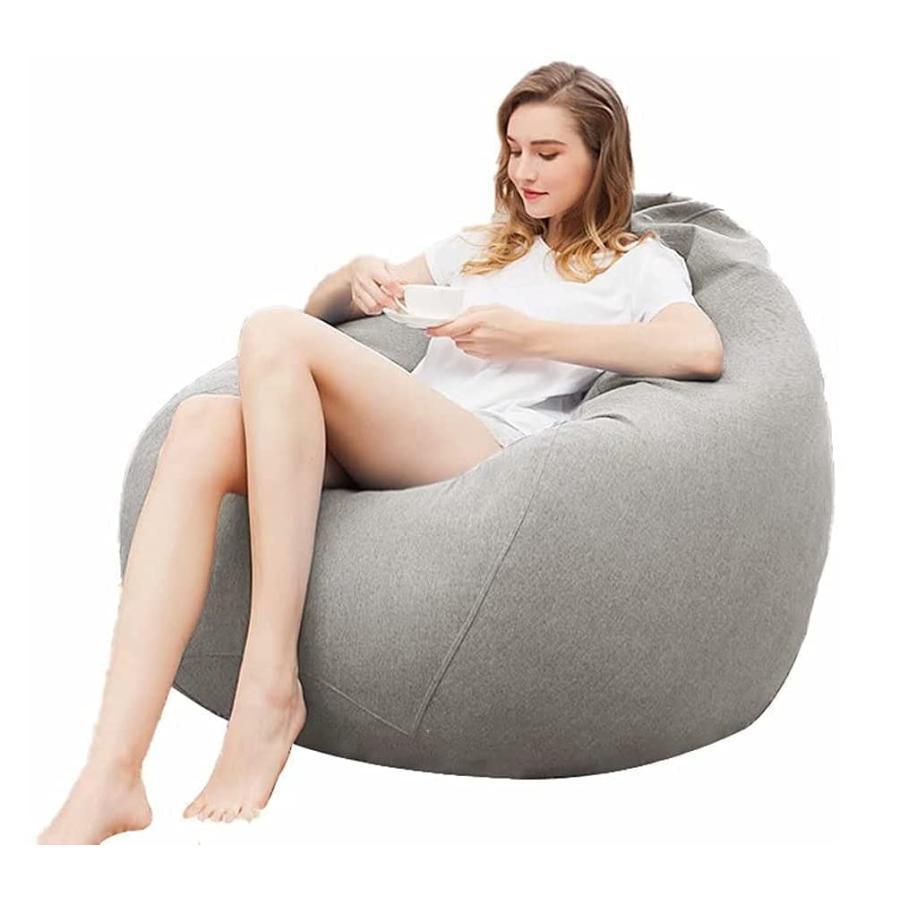ビーズクッション 豆袋 どんな座り方でもくつろぐ 洗える 取り外し可能 もちもち 深く座るクッション 特大 クッション 軽量 座布団 柔..