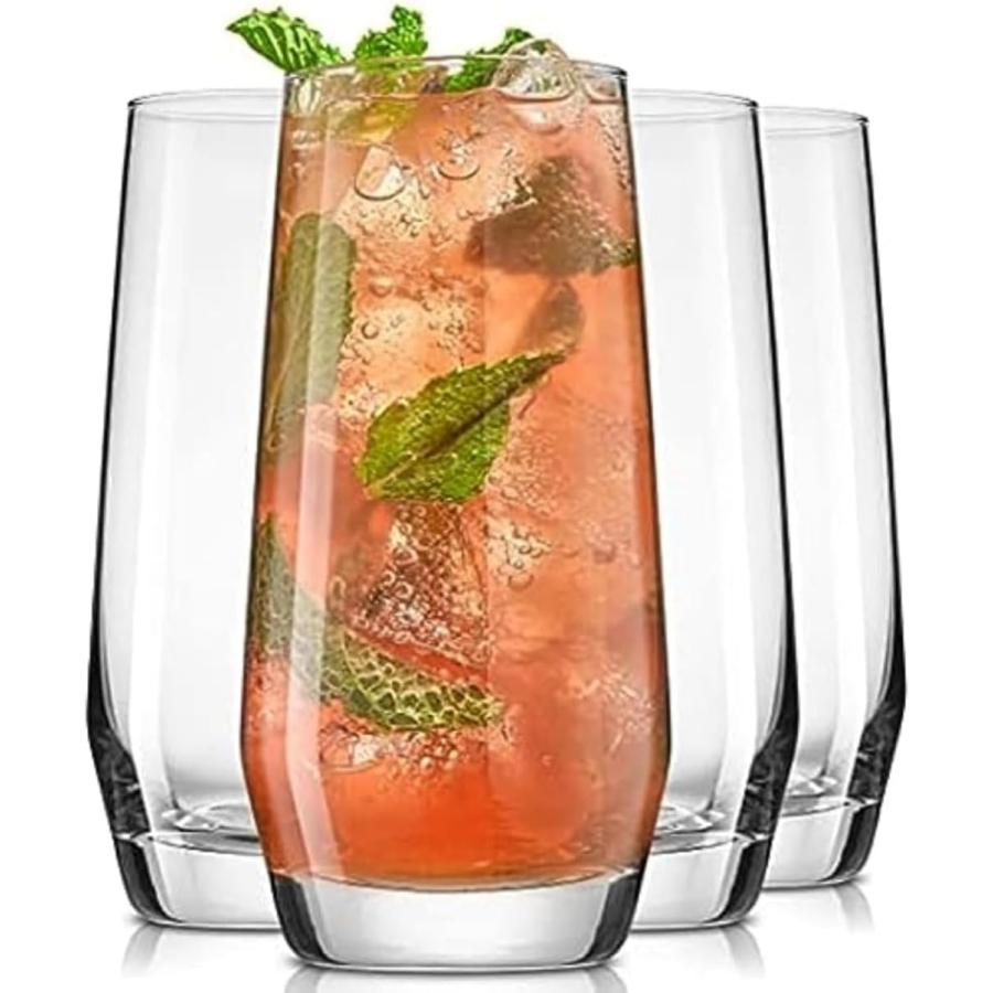 ハイボールグラス 4個セット トールグラスセット 無鉛クリスタルガラス ドリンクグラス ウォーターグラス ア ミックスドリンクカクテルグラスセット