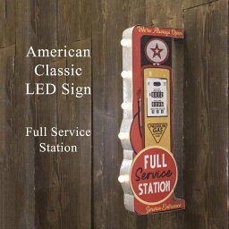 American Classic LED Sign Full Service Station