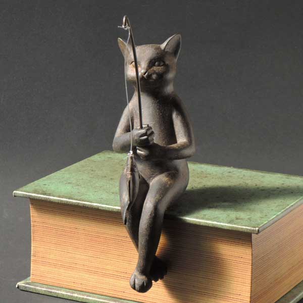 アニマルオーナメント ねこ フィッシング 11040