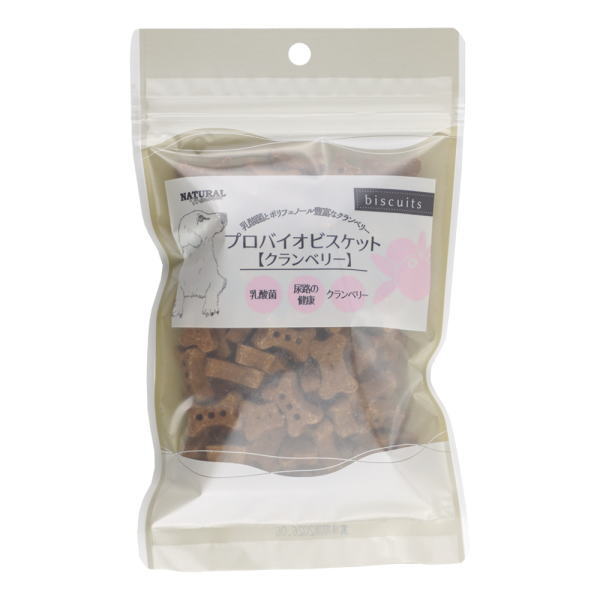 ナチュラルハーベスト プロバイオビスケット（クランベリー）80g　犬　おやつ　クランベリー　膀胱炎　..