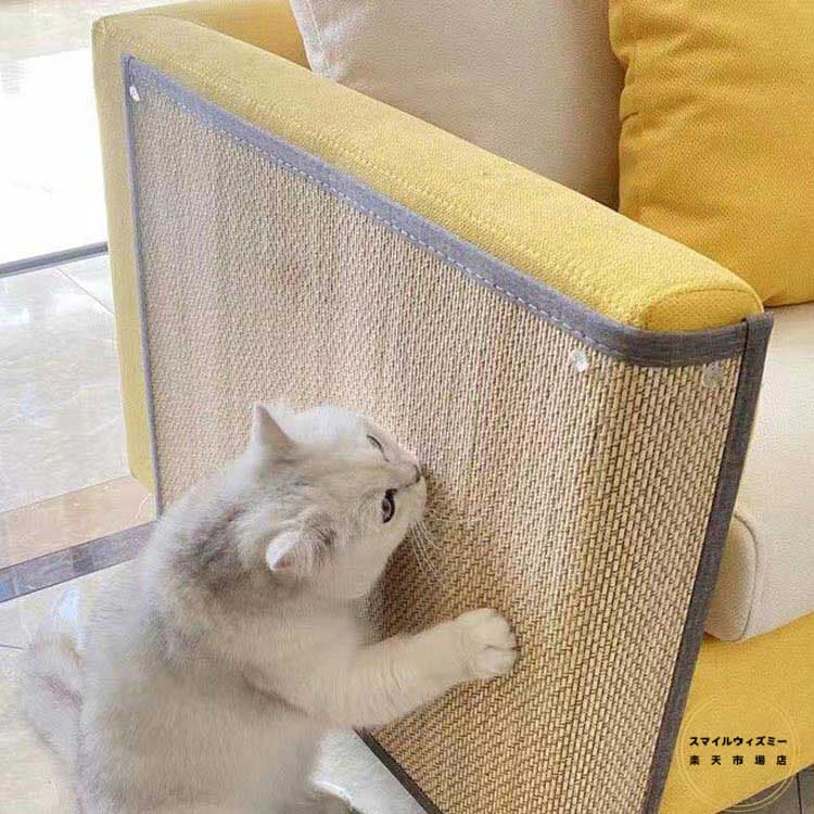 マット 60*90cm ソファー 壁 しつけ 貼り付けタイプ 保護 ソファーカバー ネジ式 家具保護 爪研ぎ マット ペット用 運動不足 ストレス解消 猫用品 爪とぎ 爪とぎマット 30*40cm 40*60cm 50*80cm 猫