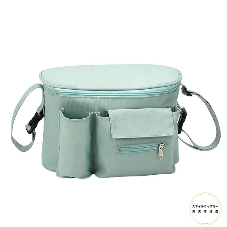 ベビーカーバッグ ベビーカー ポーチ 撥水生地 便利 おむつ入れ 自立型 バッグ 赤ちゃん小物 収納 おでかけポケット ベビー ポケット 軽量 大容量 カバン ストラップ マザーズ バッグ ベビーカーバッグ ベビーカー マルチバッグ ショルダー ママ 2WAY