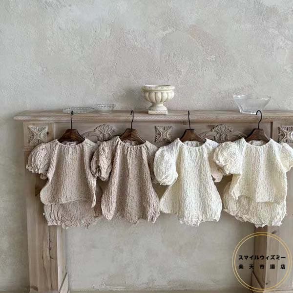 セットアップ キッズ ロンパース ベビー服 女の子 男の子 新生児 トップス 半袖 ショートパンツ 子供服..