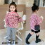 セーター キッズ 女の子 ニットトップス 子供服 裏起毛 あつたか ヒョウ柄 キッズ セーター プルオーバ..