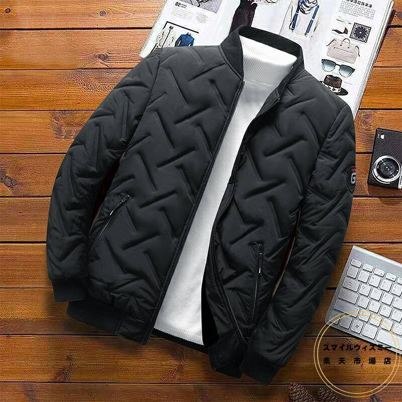 ジャケット メンズ ダウンジャケット ライトダウン アウターダウン コート ジャンバー アウター 秋冬あったか防寒 綿入りカジュアルキルティング メンズ用防寒服軽量保温性抜群おしゃれ