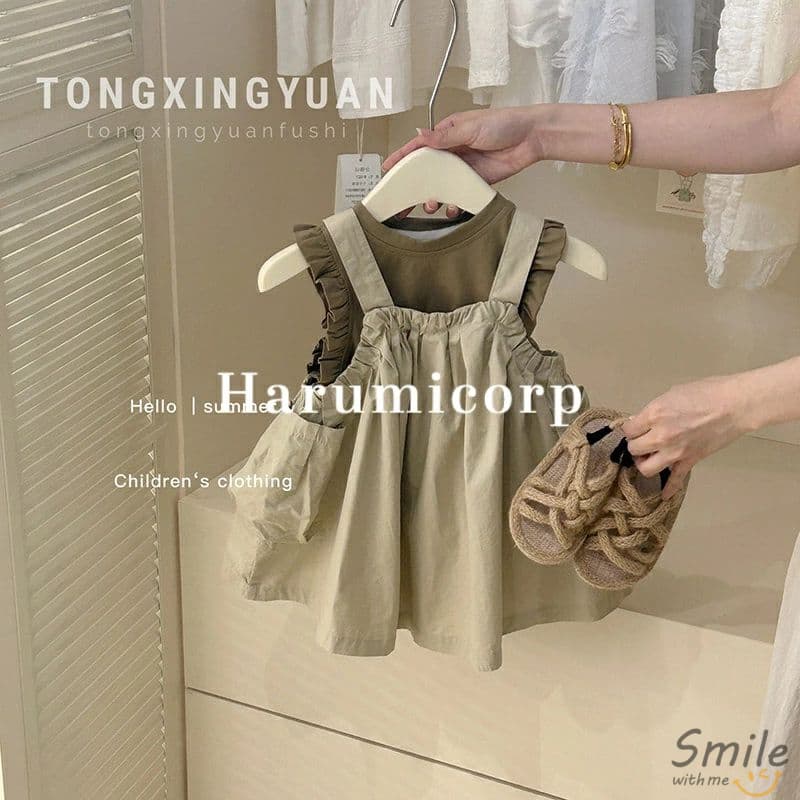 セットアップ キッズ 綿 ベビー服 女の子 tシャツ 半袖 サロペットスカート 子供服 上下セット 夏 新生児 赤ちゃん トップス おしゃれ 可愛い 入園 保育園 90cm 100cm 110 120 130cm 140cm誕生日 出産お祝い プレゼント お出かけ