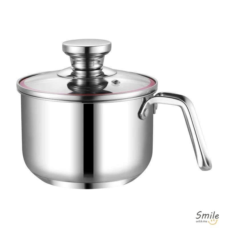 片手鍋 揚げ物鍋 鍋 ソースパン マルチポット 蓋付き スープポット IH対応 スモールクッキングポット インスタントラーメンポット ご飯鍋 ミニ鍋 14CM 16CM 一人暮らし 離乳食作り 多機能 小鍋 304ステンレス鋼