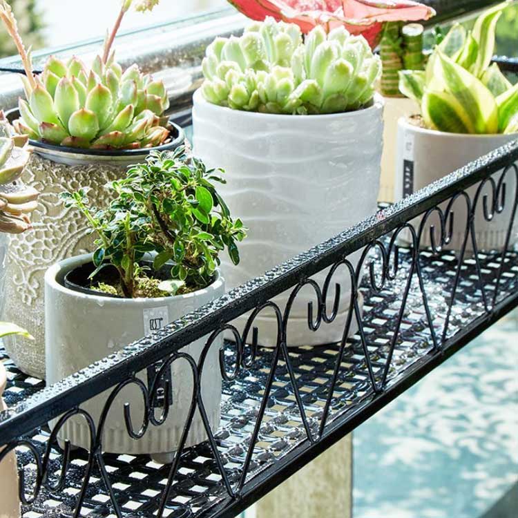 フラワーラック フラワースタンド 観葉植物 花台 吊り下げ 壁掛け 50*25*12cm 60*20*12cm ガーデン雑貨 ラックスタンド 棚 植物 園芸ラック ベランダ プランターハンガー アイアン 屋外 プランター台 鉢スタンド 屋内 北欧