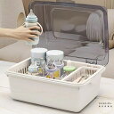【無料送料】排水機能と防塵乾燥ラック付き大容量ベビーボトルオーガナイザー、耐久性プラスチックカップホルダー、省スペース収納棚、キッチン・バスルーム・子供部屋に最適なクリスマスギフト