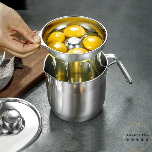 【無料送料】1pc 304 ステンレス鋼卵白セパレーター食品サプリメント卵黄タンパク質フィルターボウル家..
