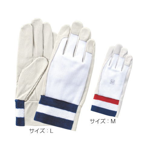 F 807 豚皮クレスト甲メリヤス手袋(10双) 富士グローブ