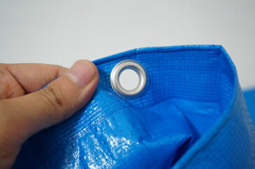 ブルーシート 3000 厚手 14枚セット 規格2.7m×5.4m (1.5間×3間) 実寸 約2.55m×5.3m ハトメ数18 防水 水濡れ防止 雨漏 雨除 野積み 養生 保護 保管 レジャーシート 脱穀 部活動 運動会 花見 仮囲い 土木 建築 塗装 屋根の補修 船舶 防災備品 災害備蓄品 町内会 自治体