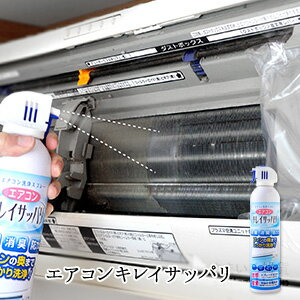 【公式店】【除菌＋消臭＋防カビ】エアコンクリーナー/エアコンキレイサッパリ 使い切り 梅雨