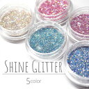 ネイル グリッター ホログラム ラメ【Shine Glitter】エスミント ジェルネイル ジェル ネイルアート キラキラ ネイルパーツ レジンアート レジン レジンパーツ