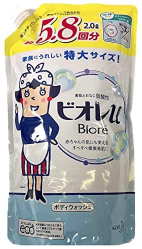 【商品紹介】 ボディウォッシュ つめかえ用（液体タイプ） 赤ちゃんの肌にも使える すべすべ健康素肌に。 肌への刺激の一因となる汚れを落として、肌本来のうるおいは守って洗う技術"SPT"採用 ●素肌とおなじ弱酸性 ●やさしいフレッシュフローラ...