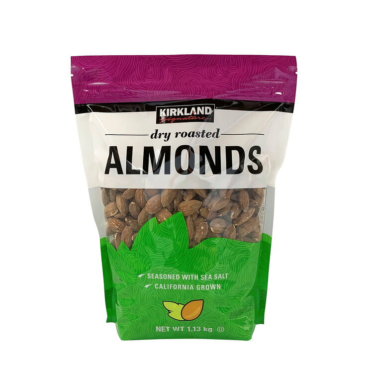 カークランドシグネチャー ドライロースト アーモンド 1.13kg　Kirkland Signature Dry Roasted Almond 1.13kg
