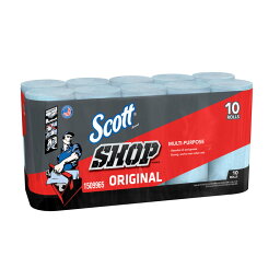 スコット ショップタオル ブルー 55枚 x 10 ロール　Kimberly Clark Scott Shop Towels Blue 55 CT x 10 roll