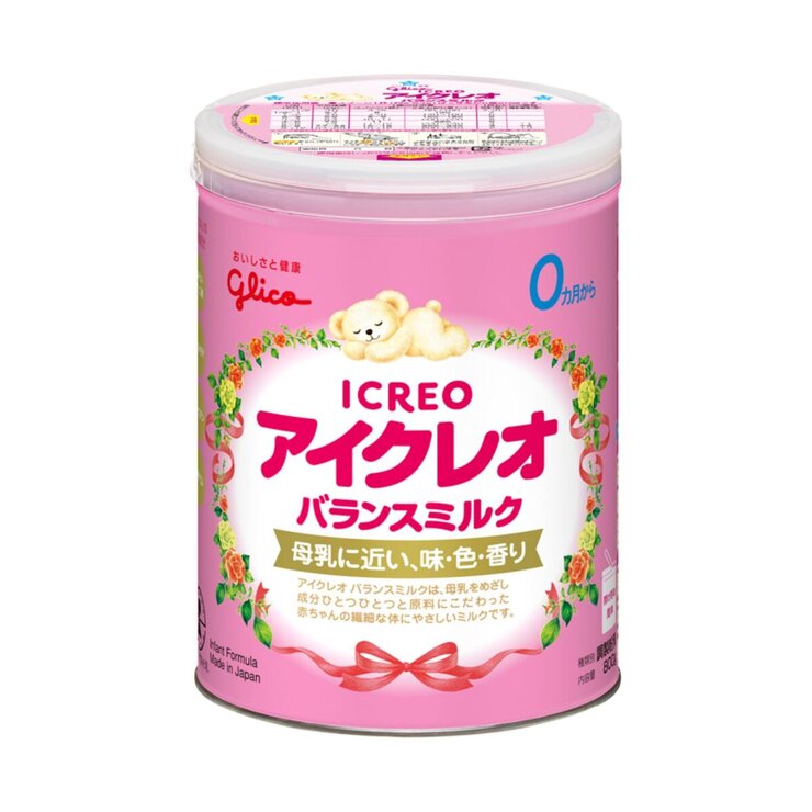 グリコアイクレオ バランスミルク 800gx2缶 + スティック5本　GLICO Balance Milk 800g x 2can + 5sticks