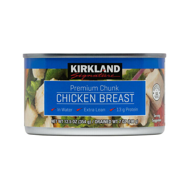 カークランドシグネチャー チキン缶 354g x 6　Kirkland Signature Canned Chicken...