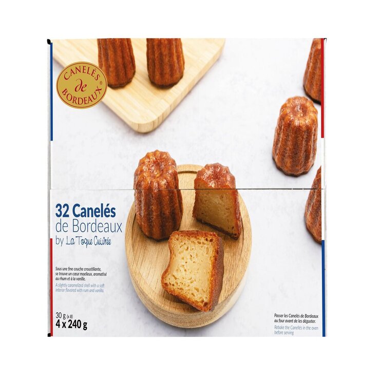 カヌレ・ド・ボルドー　30gx 8個 x 4パック×2SET　CANELES DE BORDEAUX 30g x 8 x 4PK×2SET