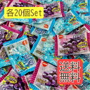 チューキャン ソーダ グレープ 2種 ×各20個 計40個 アソートセット 大容量 お菓子 ソフトキャンディ チューイングガム チューイングキャンディ 個包装