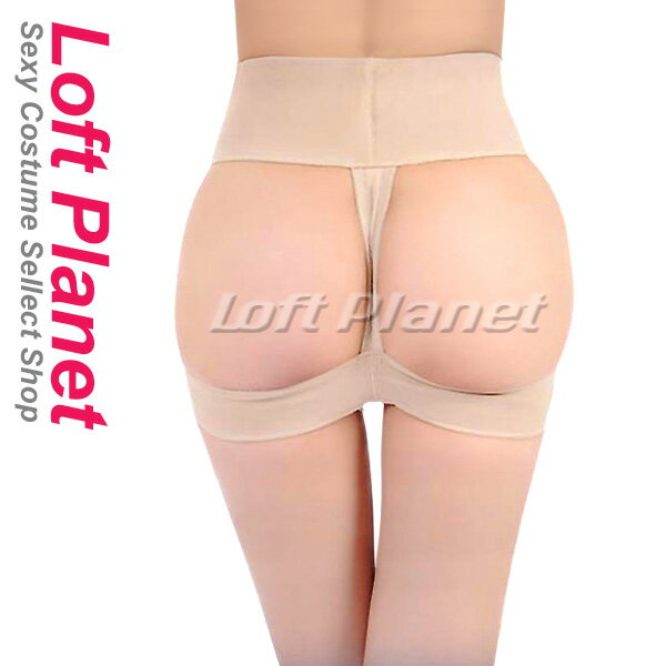 美尻ヒップアップのバンデージ・ガードル セクシーでシークレットなTバック&オープンヒップの補正下着 ベージュ SL-A28-BG