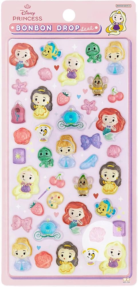 楽天市場】ボンボンドロップシール ディズニープリンセスの通販