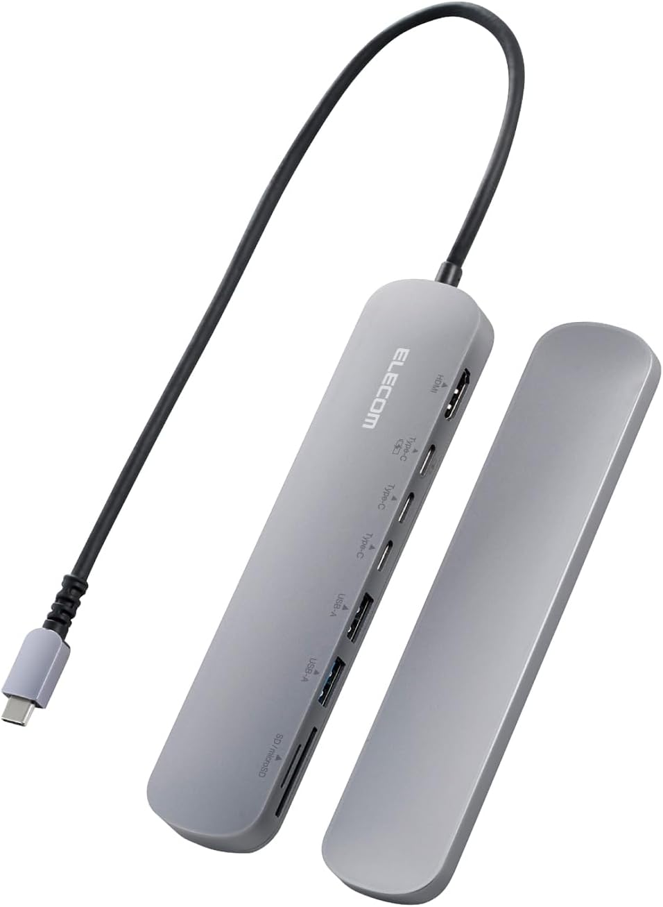 エレコム USB Type-C ハブ ドッキングステーション 8-in-1 シルバー DST-C23SV/EC　未開封・新品・国内流通正規品