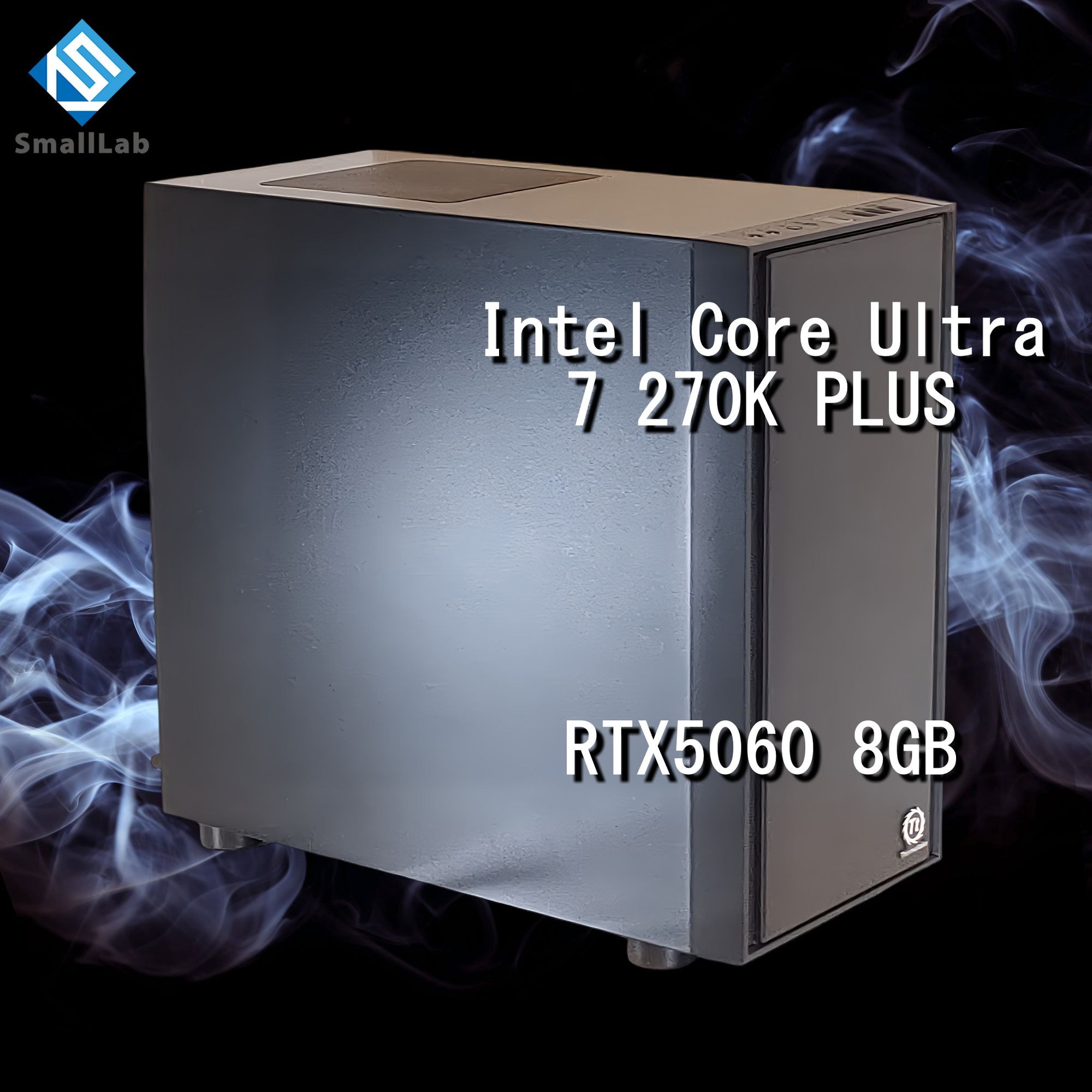 スモールラボ Intel Core Ultra 7 270K PLUS ／ RTX5060 8GB コスパ最強 ゲーミングPC Windows11 Home SSD M.2 NVME 1TB メモリ DDR5 4800MHz 32GB 無線LAN機能 WiFi6E Bluetooth5.3