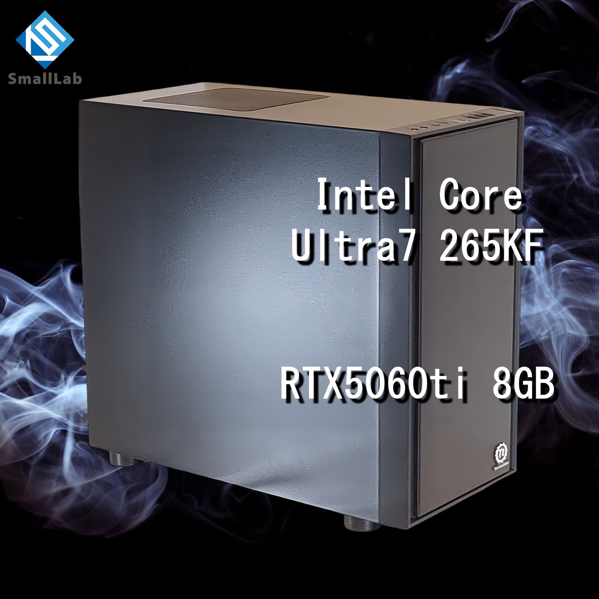スモールラボ Intel Core Ultra 7 265KF ／ RTX5060ti 8GB コスパ最強 ゲーミングPC Windows11 Home SSD M.2 NVME 1TB メモリ DDR5 4800MHz 32GB 無線LAN機能 WiFi6E Bluetooth5.3