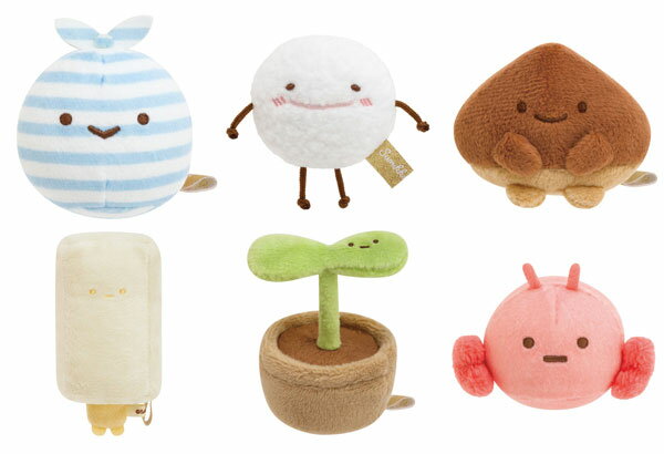 【サンエックス】すみっコぐらし てのりぬいぐるみ 6種セット【MF52501 発売済・在庫品】のサムネイル
