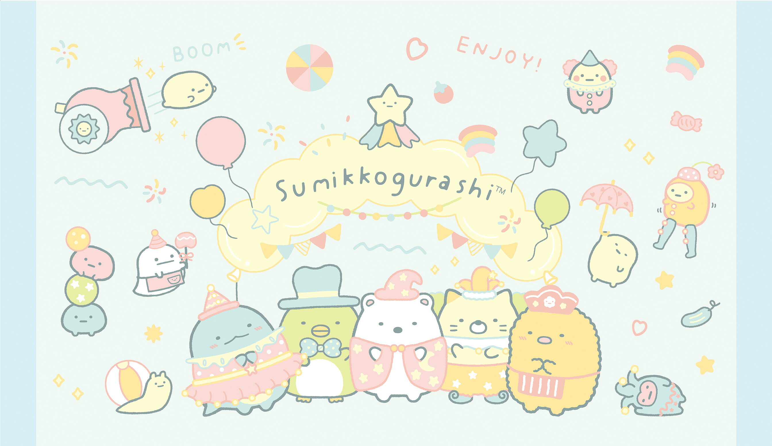 【サンエックス】バスタオル(L)(すみっコぐらし・サーカス)【CM36802 発売済・在庫品】