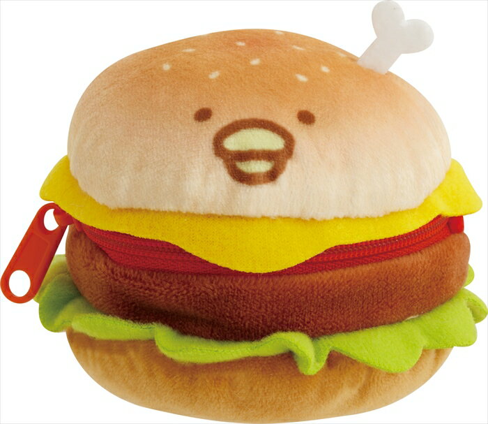 【サンエックス】チキップダンサーズ ほねチキンバーガーポーチ(チキップうまうまバーガー)【CA52201 発売済・在庫品】のサムネイル