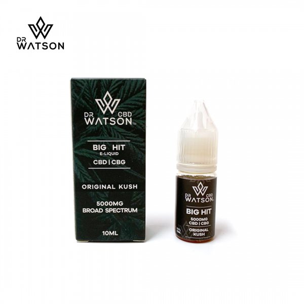 【正規取扱店】DR WATSON BIG HIT CBD&CBG E-LIQUID 5000mg 50% VAPE ベイプ 電子タバコ リキッド LIQUID フルスペクトラム プレゼント