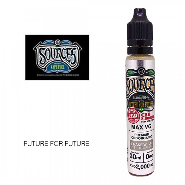 【正規取扱店】 SOURCE5 ソースファイブ FULL SPECTRUM CBD 6.6% ELIQUID FUTURE FOR FUTURE 2000MG 30ML CBD VAPE ベイプ 電子タバコ リキッド LIQUID プレゼント