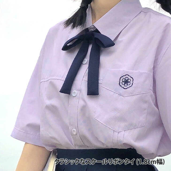 送料無料 1.8cm幅 ワンタッチ スクール リボンタイ スクールリボン リボン 紐タイ ヒモタイ ネクタイ アジャスター 紐 広幅 制服 セーラー服 ブレザー ブラウス 学生服 女子高生 jk 高校生 中学生 コスプレ メール便