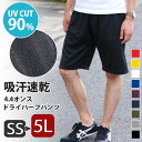 ＼本日店内SALE／ セール 送料無料 吸汗速乾でさらっと快適！ 男女兼用 【SS～5L】 ハーフパンツ 吸汗速乾 吸水速乾 メンズ レディース 大きいサイズ 4.4オンス ドライ UVケア ショートパンツ ユニセックス ボトムス 短パン 無地 部屋着 メール便