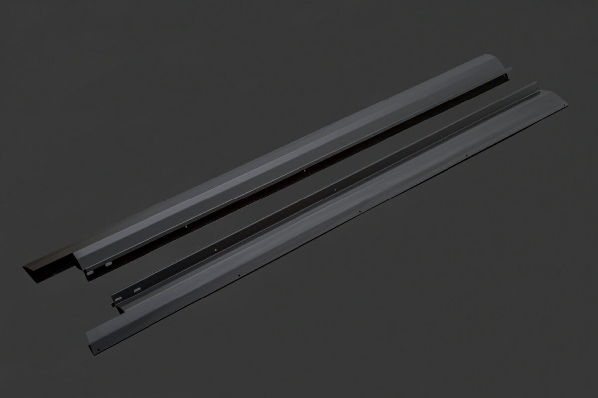 新型ジムニー JB64/JB74 サイドシルガード 高張力鋼板製 ブラック ジムニーシエラ対応 ドレスアップ&補強パーツ カスタムパーツ SMZ製 C3014 2