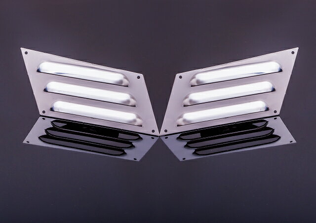 ［ジムニー］［JA11］［SJ］JA・SJ系 サイドエアーアウトレット Type2 ステンレス製［SMZ］［シートメタルジップ］A3024